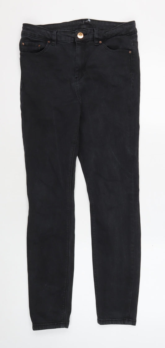 Mens UK Size 32 ASOS Slim Fit Skinny Black Jeans