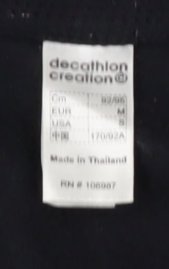 Decathlon Women's Black Fleece Jacket, Size 12, 1/2 Zip