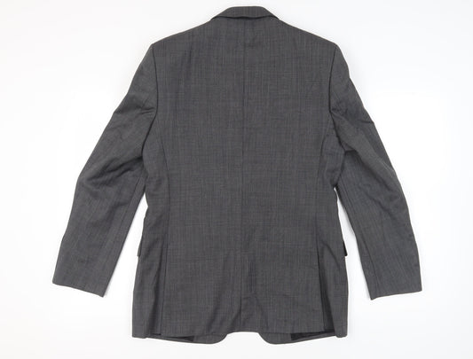 Mens UK Size 38 Zara Man Regular Grey Suit Jacket