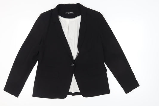 Womens UK Size 14 Dorothy Perkins Regular Black Blazer