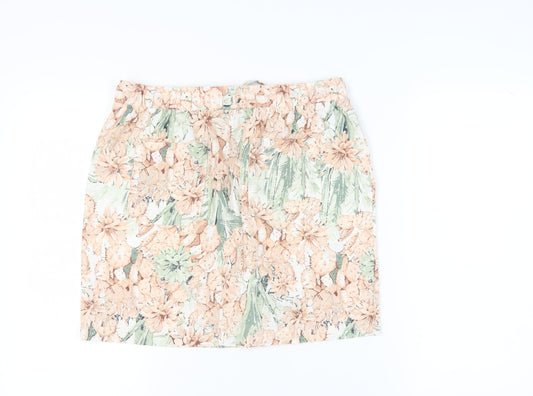 Esmara Women's Floral Skirt - Size 16, Cotton, Casual Wear