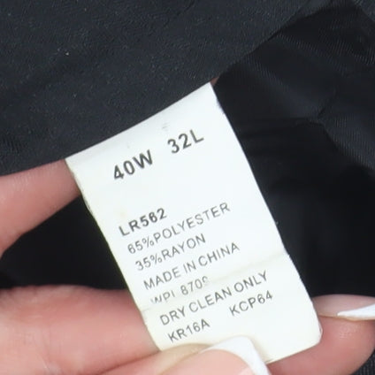 Kenneth Cole Reaction Black Dress Pants for Men - Size L