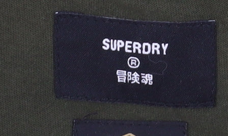 Womens UK Size 12 Superdry Green T-Shirt