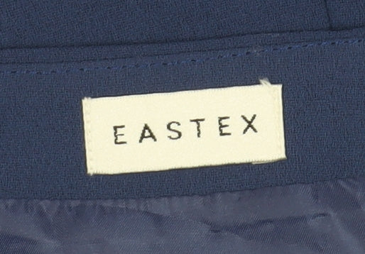 Eastex Women's Blue A-Line Knee Length Skirt