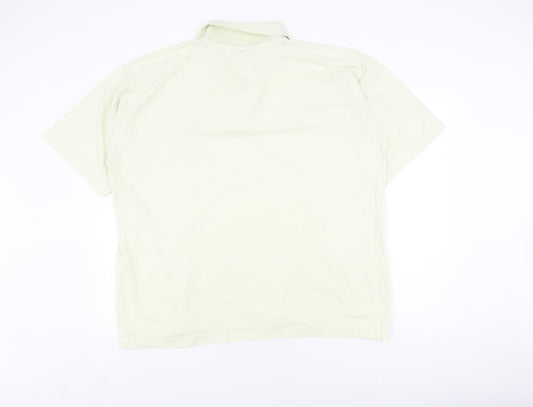 vanSon Men's White Polo Shirt XL Short Sleeve