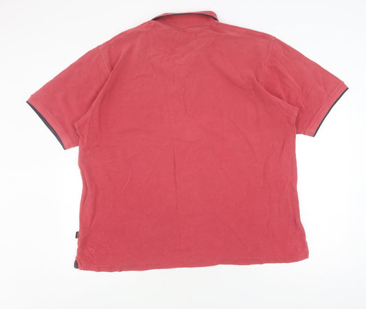 Maine New England Men's Red Polo 2XL Short Sleeve