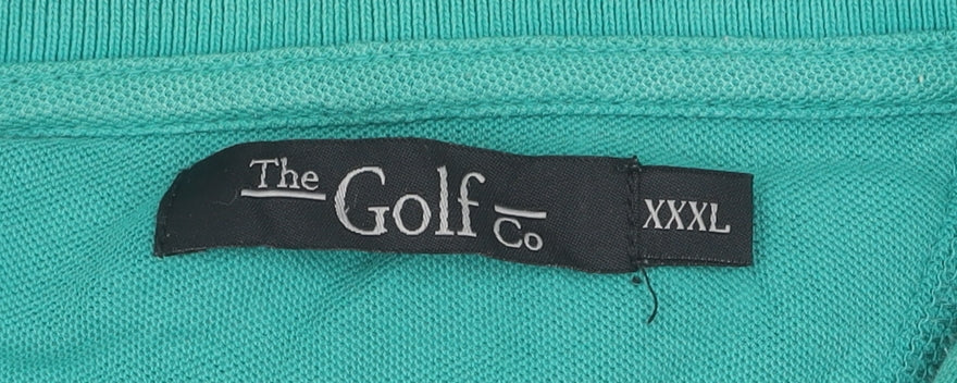 The Golf Co Men's Green 3XL Polo Shirt