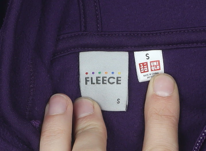 Womens UK Size S Uniqlo Purple Basic Jacket