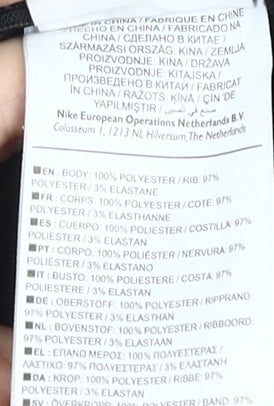 Mens UK Size M Nike Jogger Black Trousers