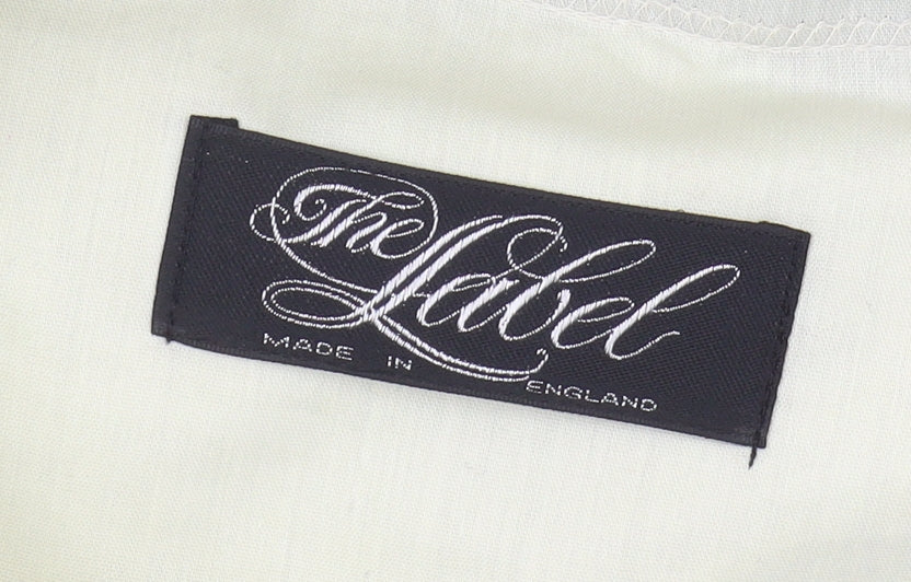 The Label Men's Black Dress Pants 34 Wool Formal