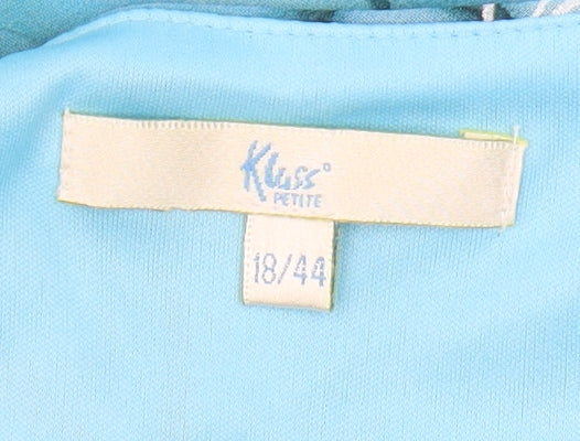 Womens UK Size 18 Klass Blue Tank