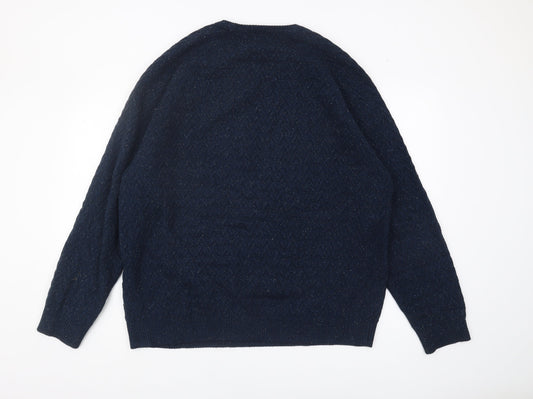 Next Men's Blue XL Pullover Jumper