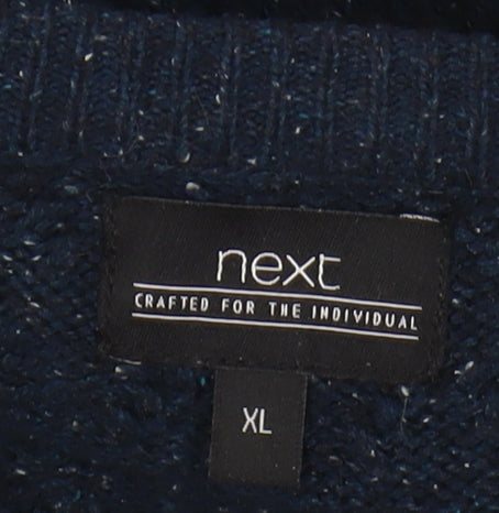 Next Men's Blue XL Pullover Jumper