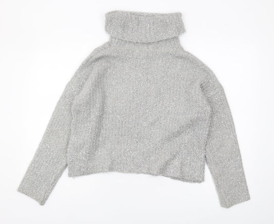 Womens UK Size 8 Lipsy Silver Jumper