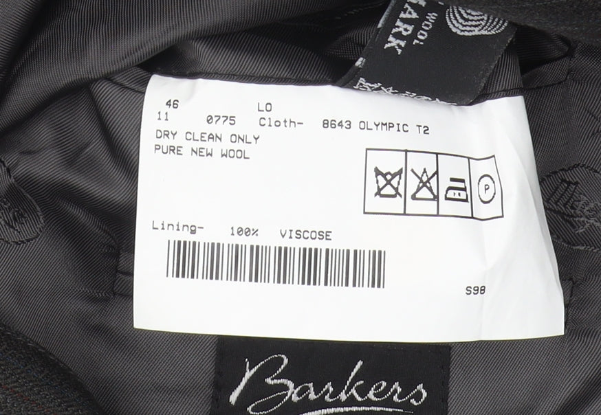 Mens UK Size 46 Magee Regular Grey Suit Jacket
