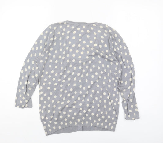 Womens UK Size 12 White Stuff Grey Cardigan Jumper