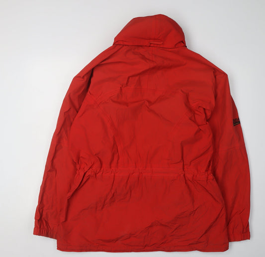 Womens UK Size L Lowe Alpine Red Parka Coat