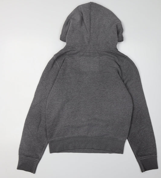 Hollister Women's Grey Pullover Hoodie Size S