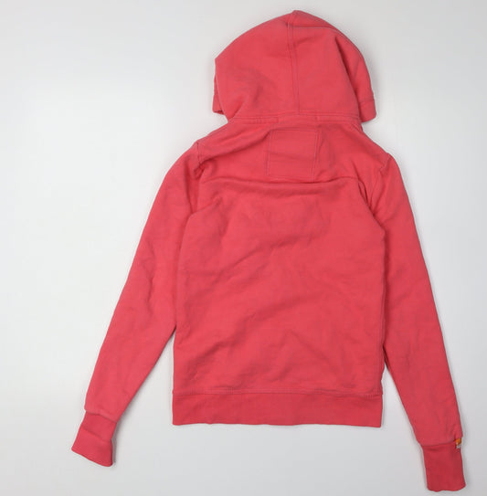 Superdry Women's Pink XS Full Zip Hoodie