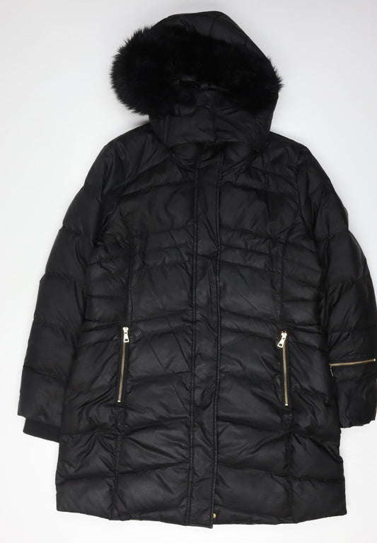 Hawke & Co Women's Black Puffer Jacket, XL, Winter Cozy