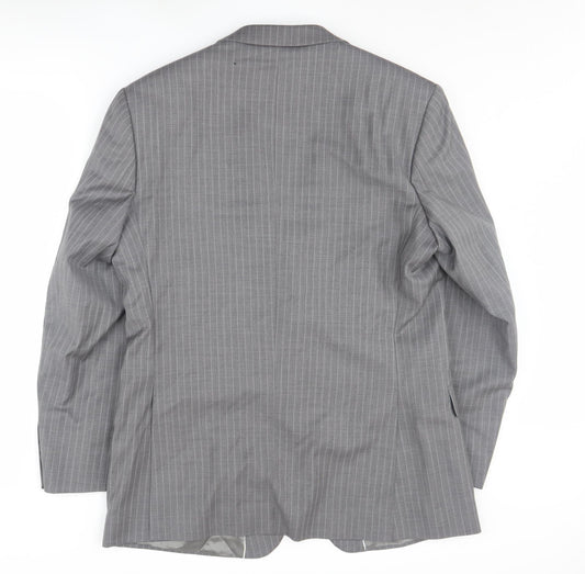 Mens UK Size 42 Ben Sherman Regular Grey Suit Jacket