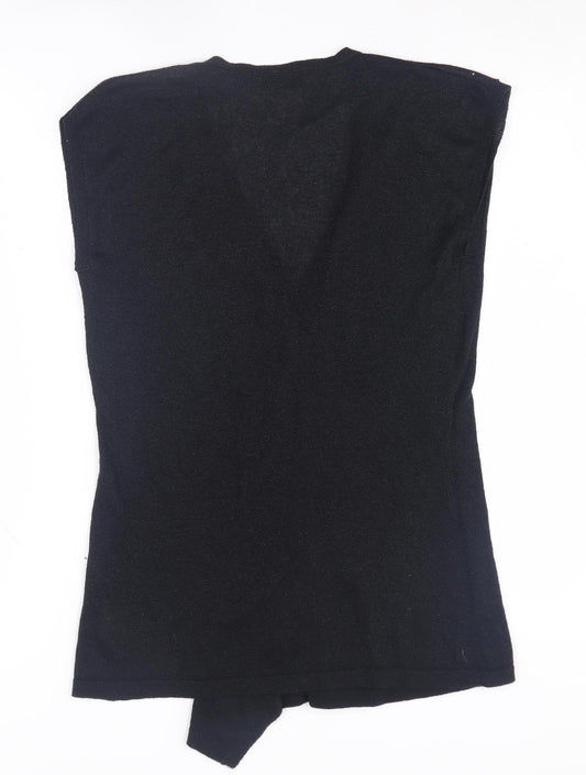 Womens UK Size 14 Marks and Spencer Black Tunic Jumper