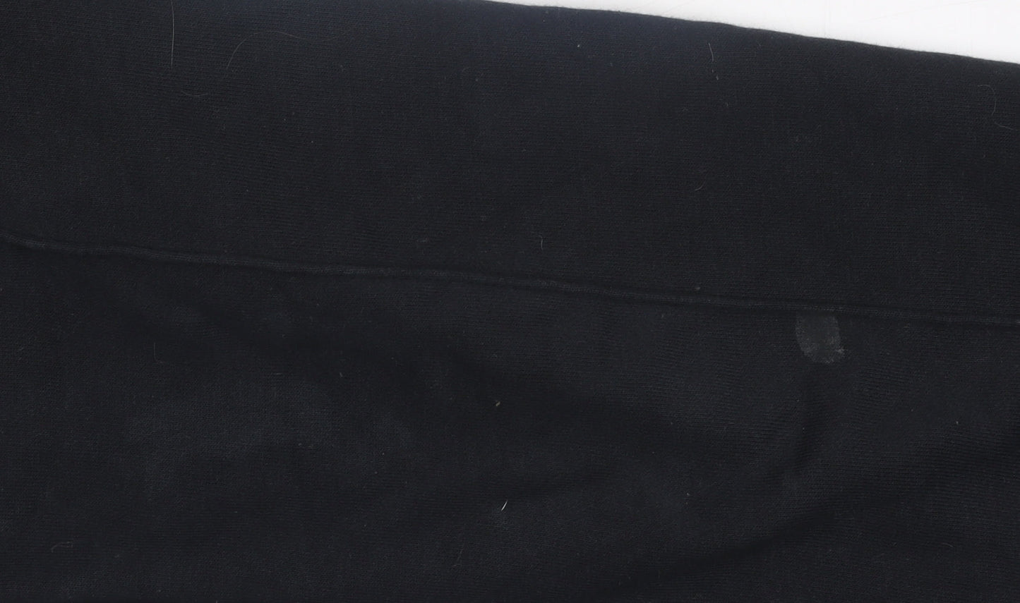 Nike Girls Black Jogger Trousers S Elastic Waist