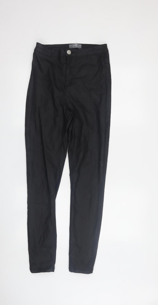 Womens UK Size 12 Dorothy Perkins Slim Fit Black Trousers