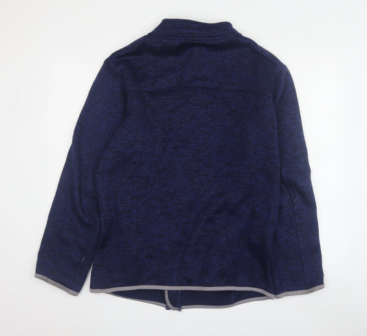 Mens UK Size M Crane Blue Windbreaker Coat
