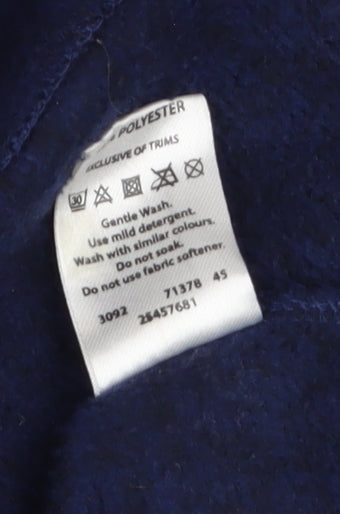 Mens UK Size M Crane Blue Windbreaker Coat