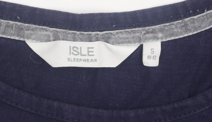 ISLE Women’s Blue Animal Pyjama Top Size 10-12