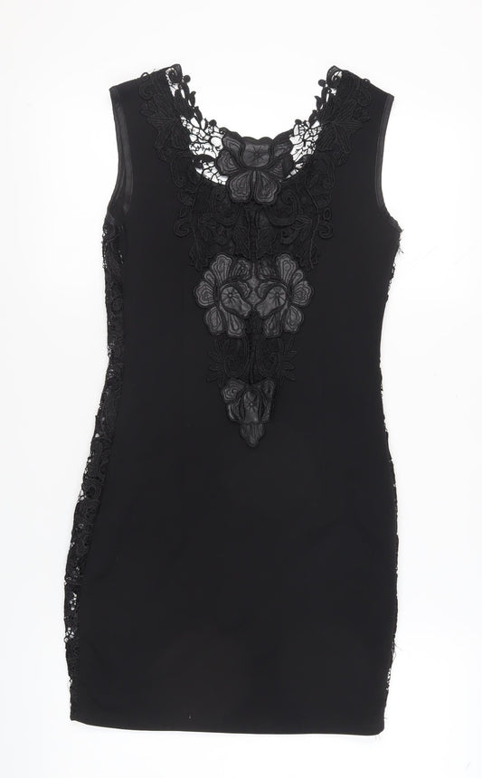 Pussycat London Black Pencil Dress, Size 8, Party/Cocktail