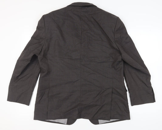 Mens UK Size 44 Marks and Spencer Regular Brown Suit Jacket