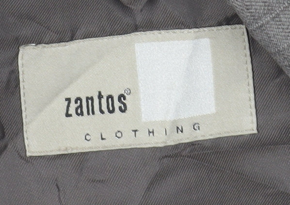 Mens UK Size 42 Zantos Regular Grey Suit Jacket