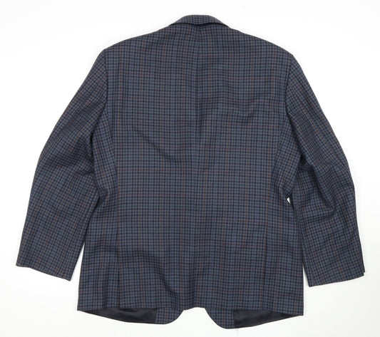 Mens UK Size 42 Marks and Spencer Regular Blue Suit Jacket