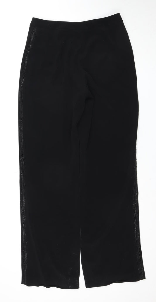 Womens UK Size 10 Jasper Conran Black Trousers