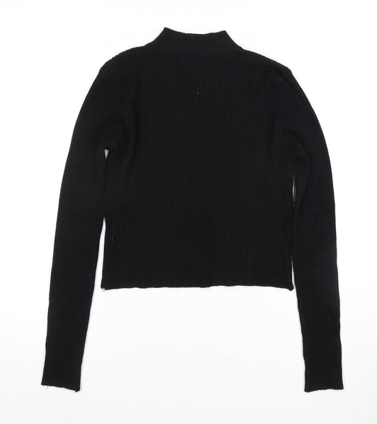Womens UK Size L Pink Vanilla Black Jumper