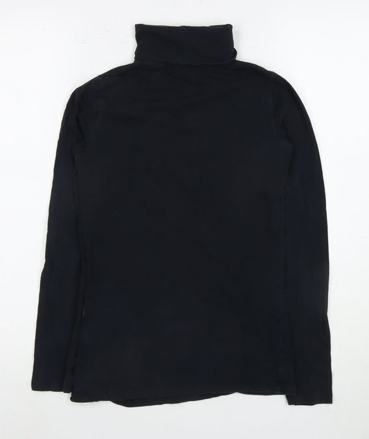 Womens UK Size S Gap Black Jersey T-Shirt