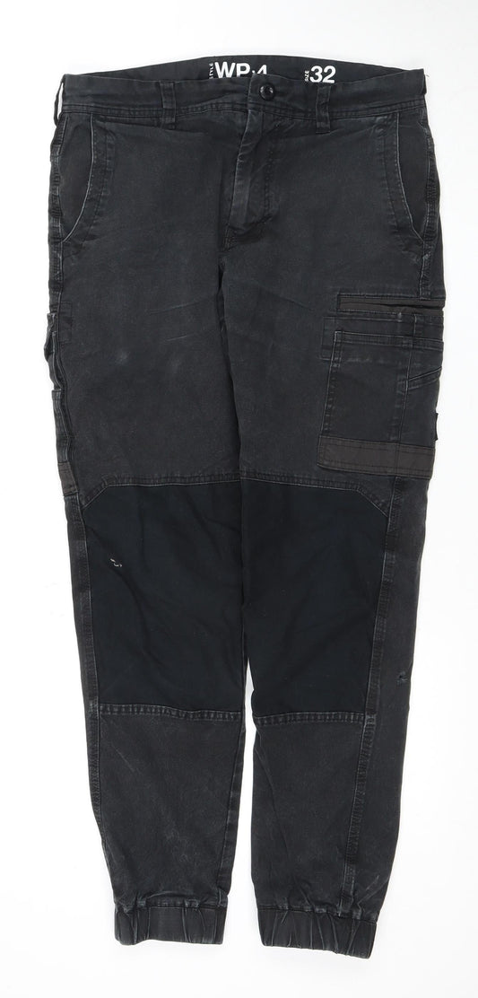 FXD Men's Black Tapered Jeans Size 32 Relaxed Fit