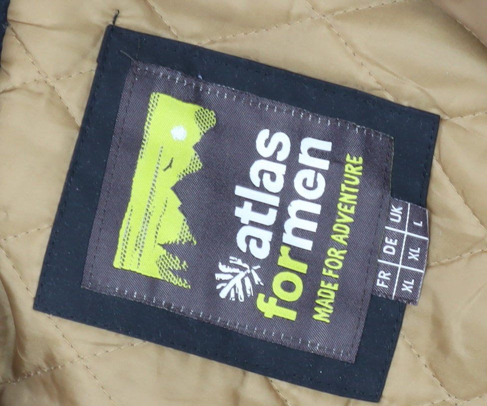 Atlas For Men Black XL Waterproof Parka Jacket