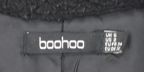 Boohoo Black Women's Jacket Size 6