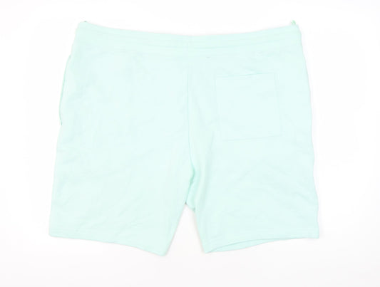 Marks and Spencer Green Sweat Shorts, 2XL, Unisex Adults
