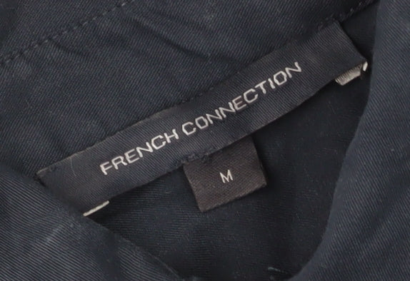 French Connection Women's Blue Modal Shirt Dress M