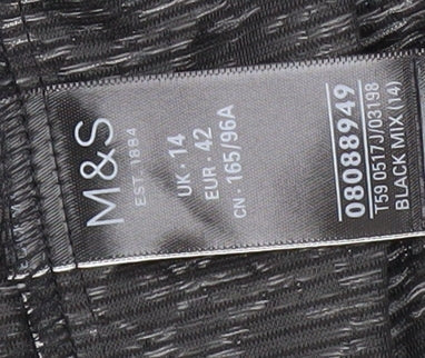 Womens UK Size 14 Marks and Spencer Multicoloured Basic Jacket