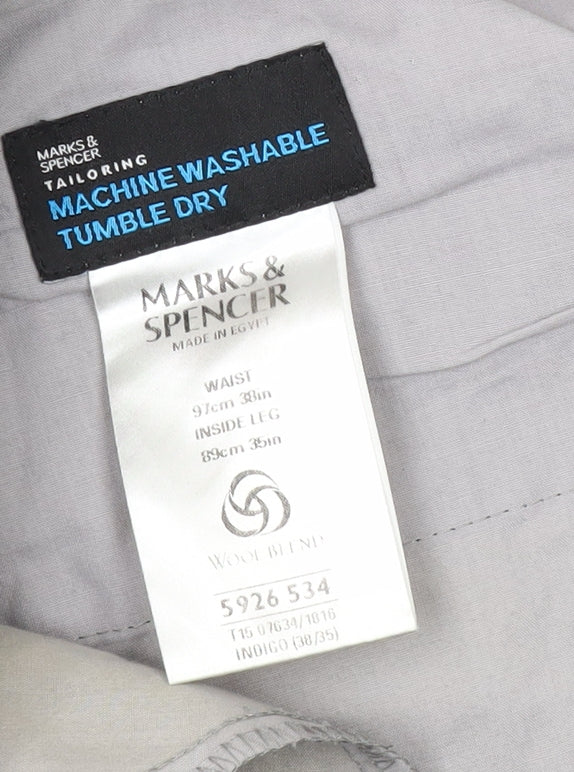Marks and Spencer Men's Black Dress Pants 38R
