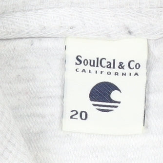 SoulCal & Co White Pullover Hoodie, Size 20 Women’s