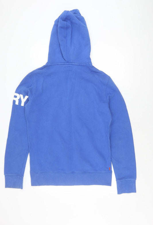 Superdry Men's Blue Pullover Hoodie M