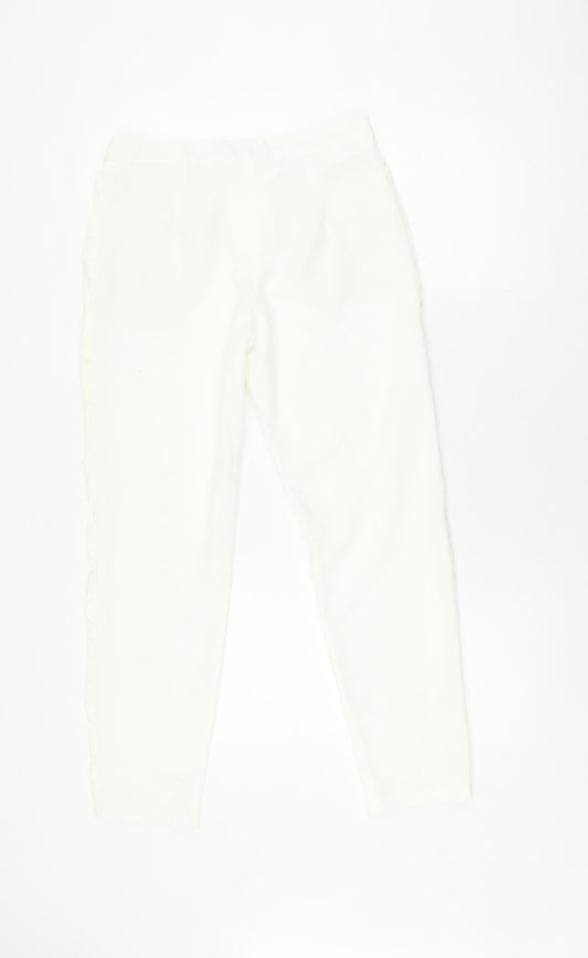 Womens UK Size 8 ASOS White Trousers