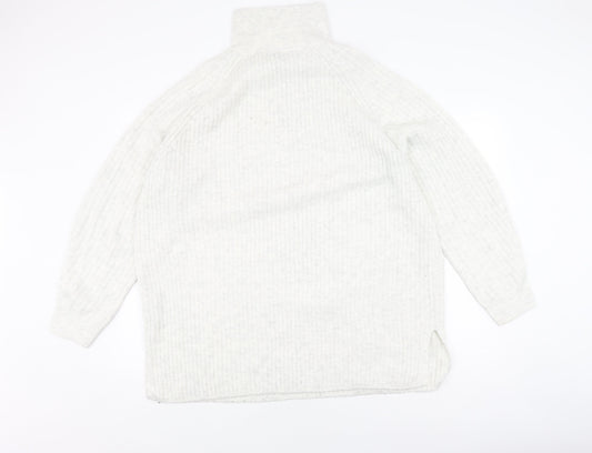 Marks and Spencer Men's Grey XL Roll Neck Jumper