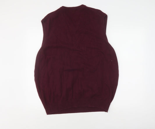 James Pringle Men's XL Red Knit Vest